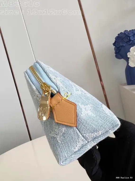 Aaa replica bags PM Louis Vuitton Pochette Cosmétique 0602